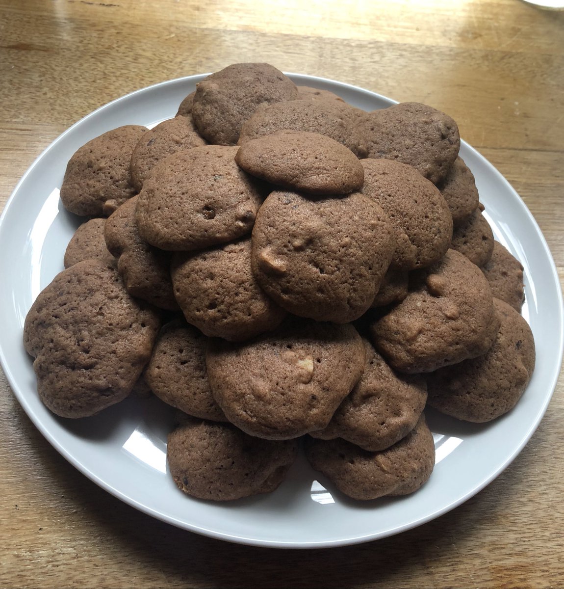 BrowettHeather's tweet image. Spent the morning baking for #TheGreatRareBooksBakeOff for #BakeMonash - I tackled Chocolate Drop Cookies from a recipe found in family records from a community along the Pittsburgh Coal Seam