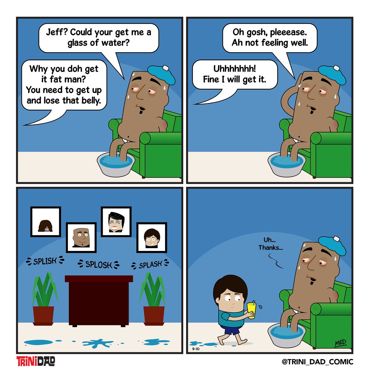 batchac's tweet image. Teach your kids to be independent. #trinidad #comicstrip #independentkids #trini #Jamaica #Grenada #guysna #westindies