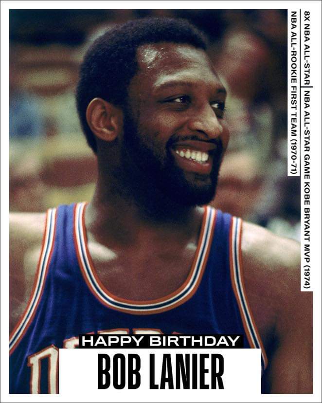 Join us in wishing a Happy 73rd Birthday to 8x and Hoophall Classic inductee, Bob Lanier!  