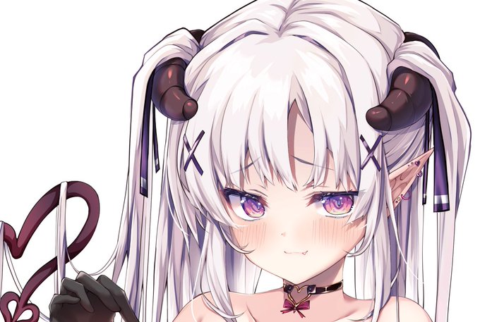 白髪にした!かわいい! 