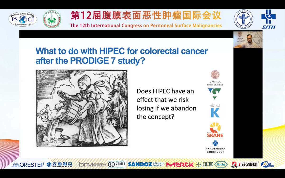 PSOGI_EC's tweet photo. Peter Cashin From Sweden
Are we at the risk of offering less to patients by discarding HIPEC altogether for #colorectalPM
@LanaBijelicMD @alarjosan @DeliaCortesGuir @jeetrohila @oliviawriting @BatistaTP @AndreasBrandl8 @FarazKh65499316 @SPeritoneum @somusp9 @APeritoneum https://t.co/Q6oqE4nntD
