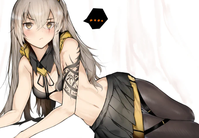 UMP45「.......」#ドールズフロントライン  #少女前線 
