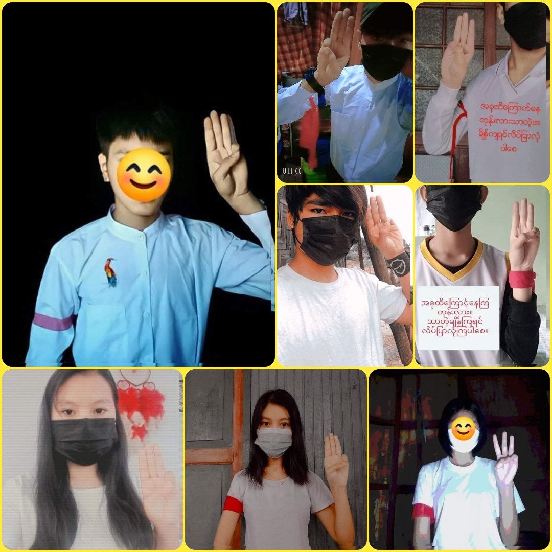 Revolutionary students from #Dawei district took part in red armband movement on Sep 11 .

#UN_RecognizeNUG
#Sep11Coup #WhatsHappeningInMyanmar