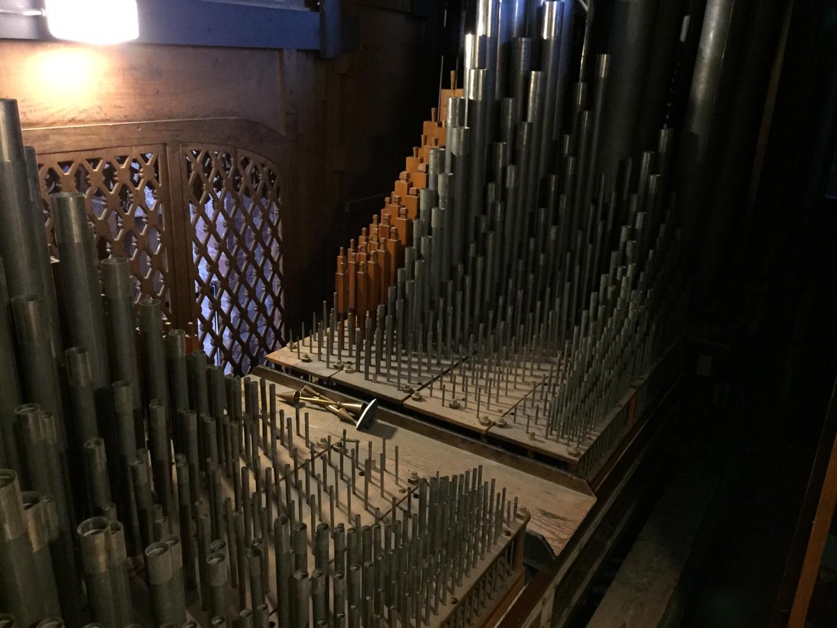 This week has seen a long overdue visit to Orkney to carry out Tuning and Maintenance of the 1925 Willis organ in Kirkwall's St. Magnus Cathedral.