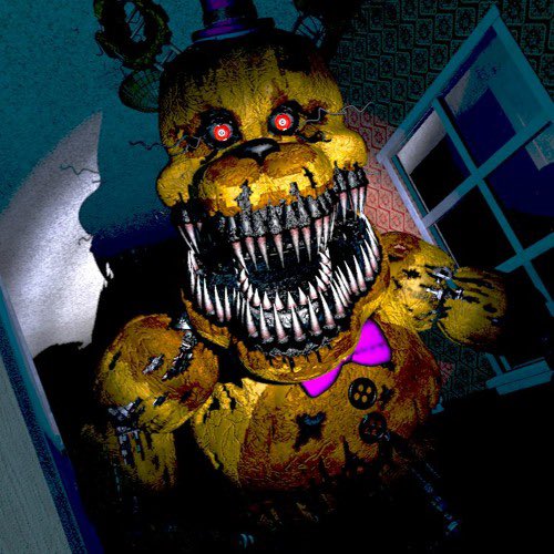 Sauce on X: any fnaf animatronic that is over 10 feet tall isnt scary like  this dude can't even fit though a doorway, probably can't run very fast  either  / X