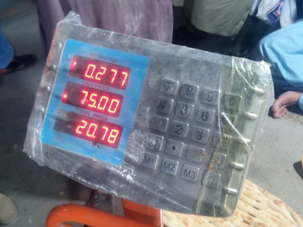 Price/weight checking at Tandoors. 2 nanbais arrested.