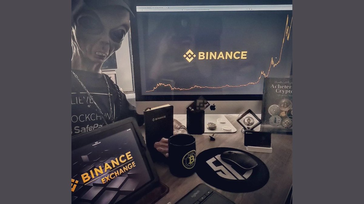 binance's tweet photo. Intergalactic trader👽

📸 'crypto_angel' on Instagram https://t.co/6wsn6Wf40r