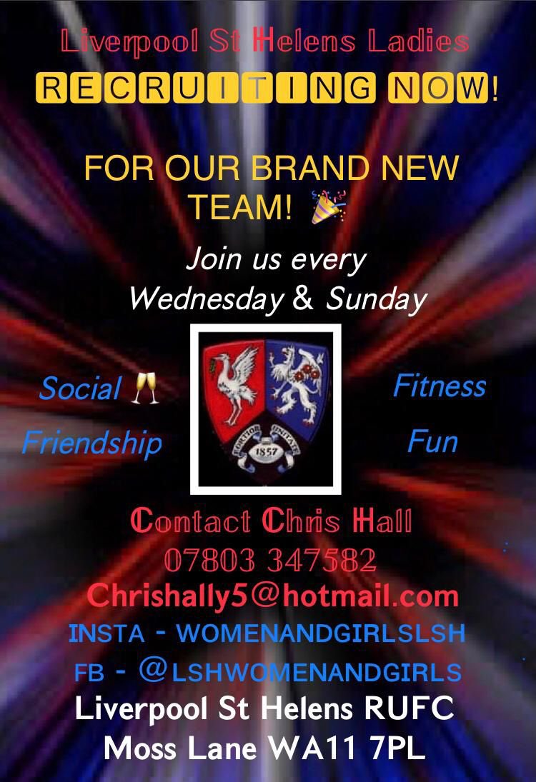 Join our new and exciting Ladies and Girls teams !!
