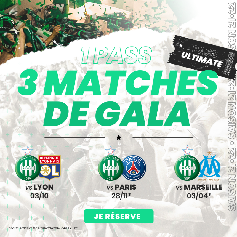 ASSEofficiel's tweet photo. 🥳 Le #PassUltimate est (enfin) ouvert à tous !
🎟️ À partir de 5⃣7⃣€ 👇