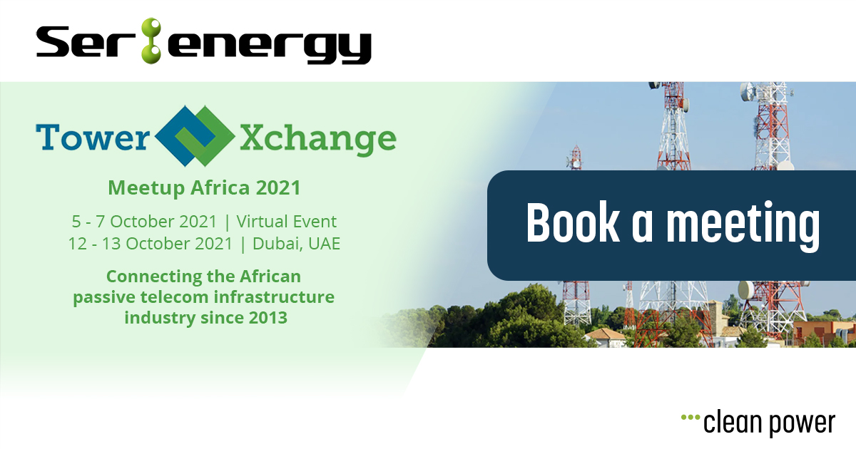 Advent Technologies A/S (@adventtechas) on Twitter photo We are proud as a Bronze sponsor to support <a href="/TowerXchange/">TowerXchange</a> Meetup Africa 2021 on 5-7 October, online and 12-13 October at Dubai, UAE.
Please reach out, if you want to pre-book a meeting with us during the event: serenergy.com/meeting-reques… We are proud as a Bronze sponsor to support <a href="/TowerXchange/">TowerXchange</a> Meetup Africa 2021 on 5-7 October, online and 12-13 October at Dubai, UAE.
Please reach out, if you want to pre-book a meeting with us during the event: serenergy.com/meeting-reques…