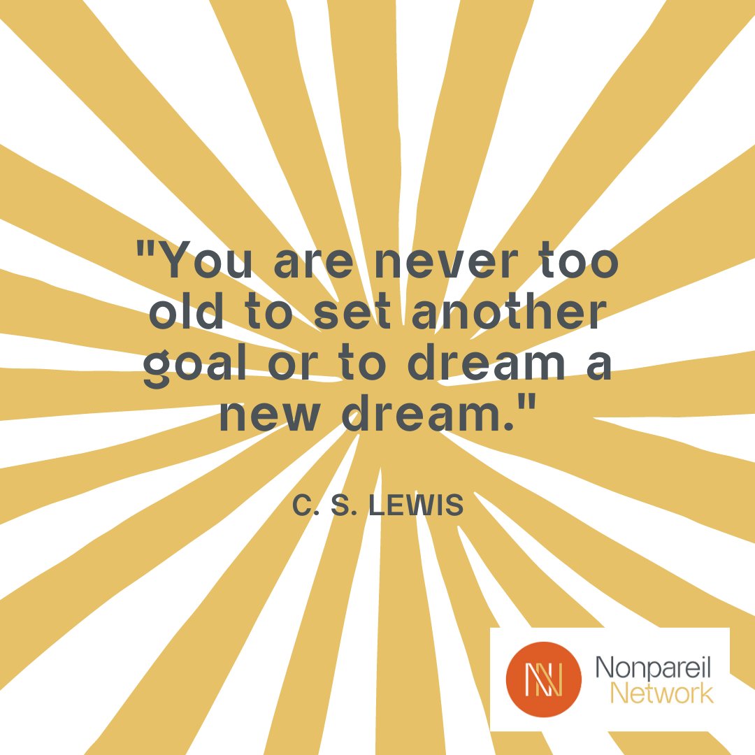 This is one of our favourite quotes. How often do you tell yourself you're too old to do something, to try something new, to make a change? 

Stop doing it! #nevertooold #dreambig #goalsetting