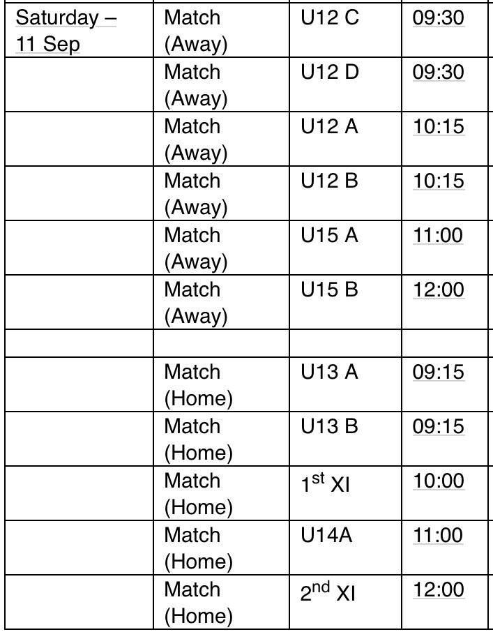 Our first Block Fixture against <a href="/ForestSchoolE17/">Forest School</a> this Saturday🤝. Parents and spectators are allowed to watch and support 👍