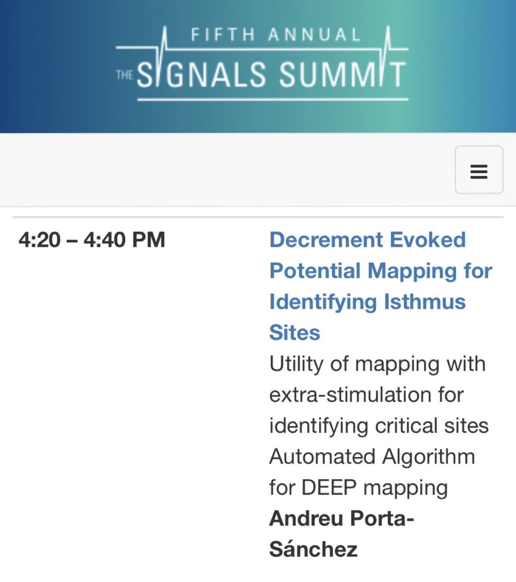 CardioQuironMad's tweet photo. 🗓Save the date!
17 septiembre - 5th Annual The Signals Summit.
🗺Utility of mapping with extra-stimulation for identifying critical sites
Automated Algorithm for DEEP mapping
@aportasanchez
📓Programa: https://t.co/zCbNLm1J6j
#CardioTwitter #EPeeps https://t.co/z1bizacVuK