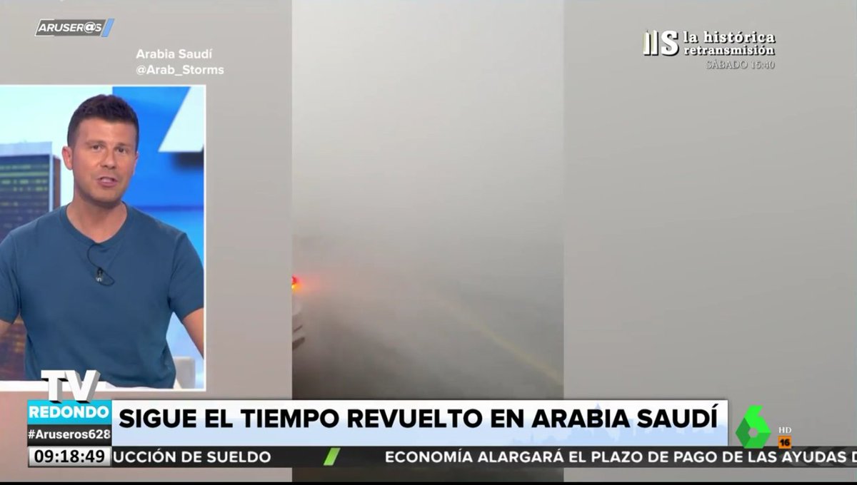 AruserosLaSexta's tweet photo. 🔴Cada día repasamos lo que pasa en el mundo con @marcredondo #Aruseros628 https://t.co/1ou7K8sKk9 https://t.co/q4PnWnbhYT