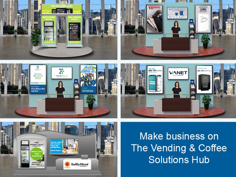 VendingEurope's tweet image. New contacts can be made and business done through the #VendingHub. Check out 60+ companies here vending-europe.vfairs.com @venditalia @VianetGroupPLC @storaenso Vending Report &amp;amp; Vending(@)work