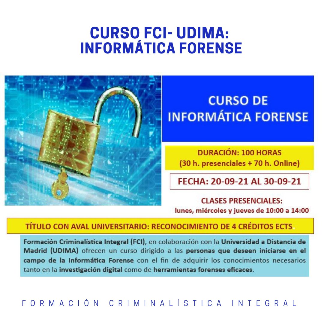 Formación Criminalística Integral tweet media