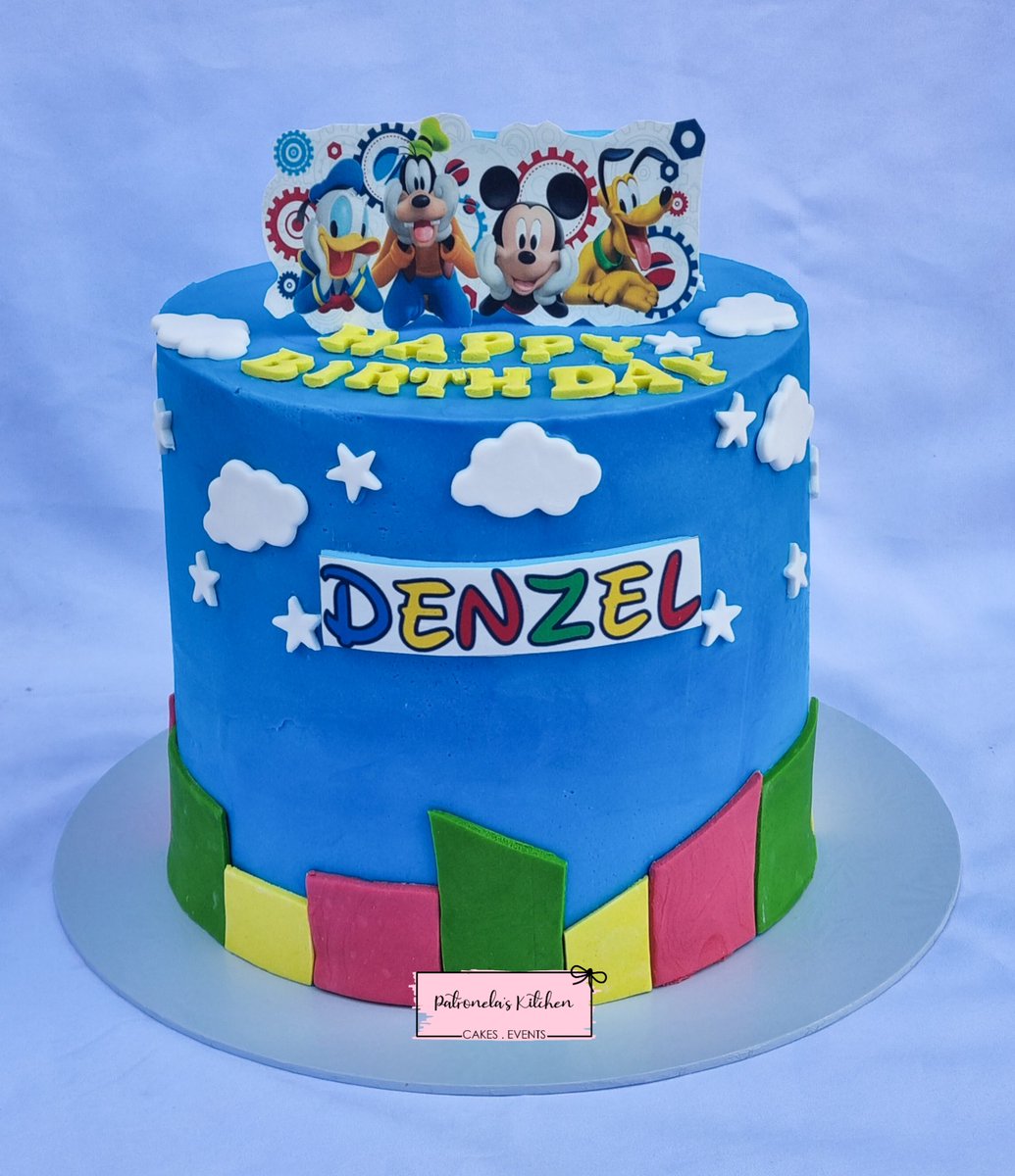 PatrosKitchen's tweet photo. Micky Mouse Club House💙💛♥️💚
#birthdaycake #mickeymousecake #cake #cakesdaily #cakeoftheday #GirlTalkZA #buttercreamcake #cakeinspiration #BlackOwnedBusiness #mickymouseclubhouse https://t.co/MUiaJUDuLq