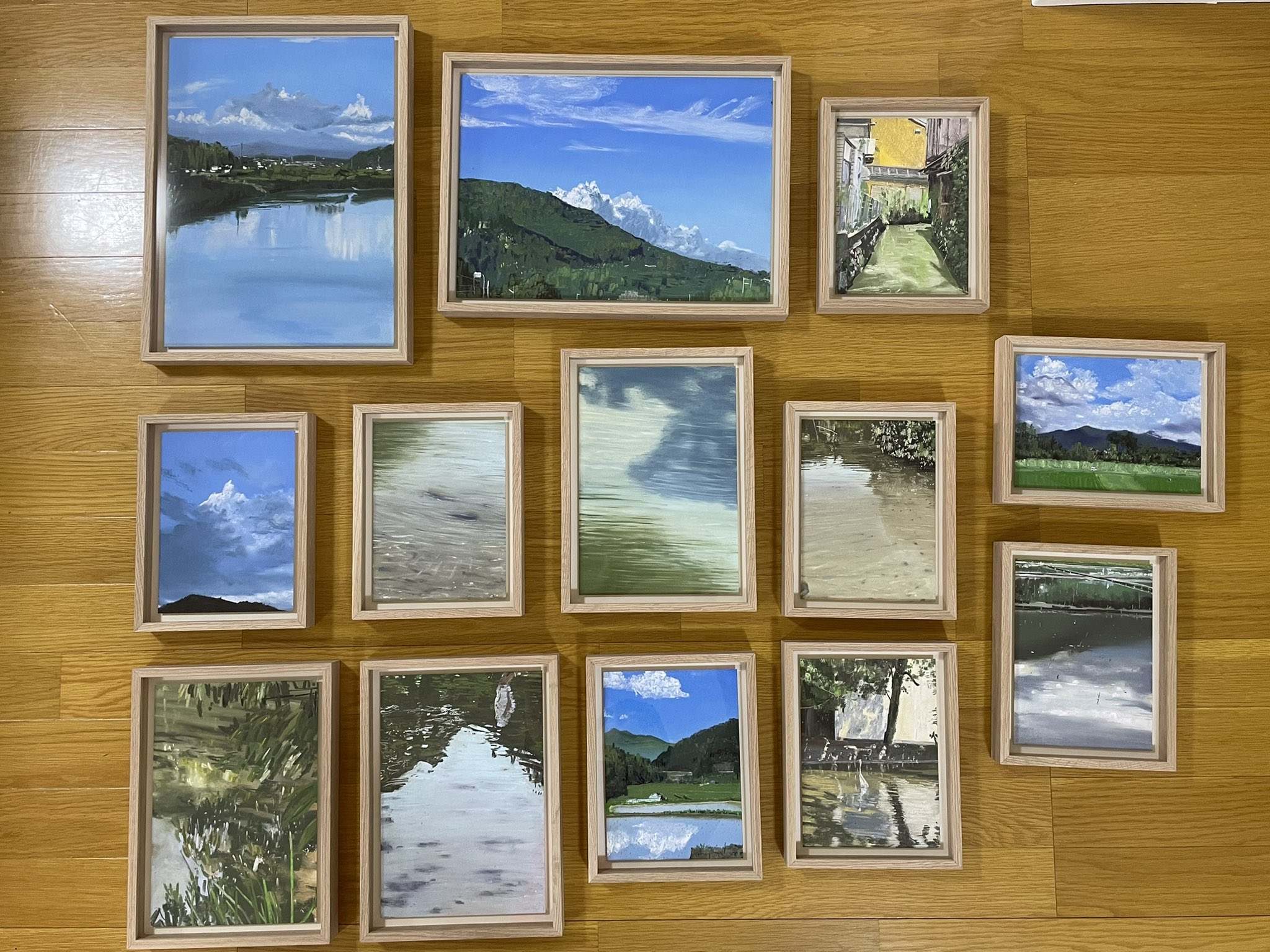 坂口恭平　絵画　額装済み 坂口恭平 絵画 額装済み 坂口恭平 絵画 額装済み