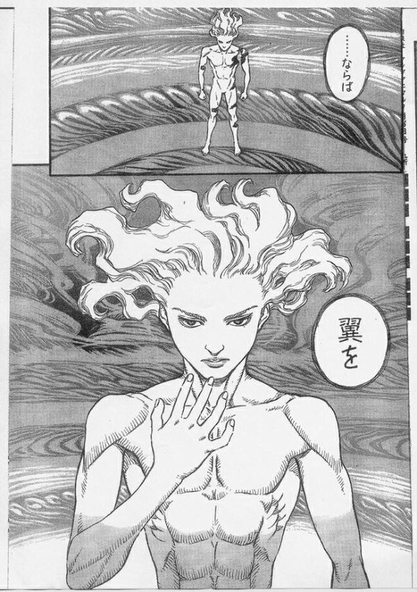 ダメギ 黒い人 ベルセルクの話は単行本未収載なんよな 蝕でグリフィスが転生する場面 深淵の神とグリフィスの対話なんだけど 物語の核心を突きすぎた為に単行本未掲載になってしまったらしい 今となっては答えが分からないけど T Co Lexldfz0if ダメギ 黒い人 ベルセルクの話は単行本未収載なんよな 蝕でグリフィスが転生する場面 深淵の神とグリフィスの対話なんだけど 物語の核心を突きすぎた為に単行本未掲載になってしまったらしい 今となっては答えが分からないけど T Co Lexldfz0if