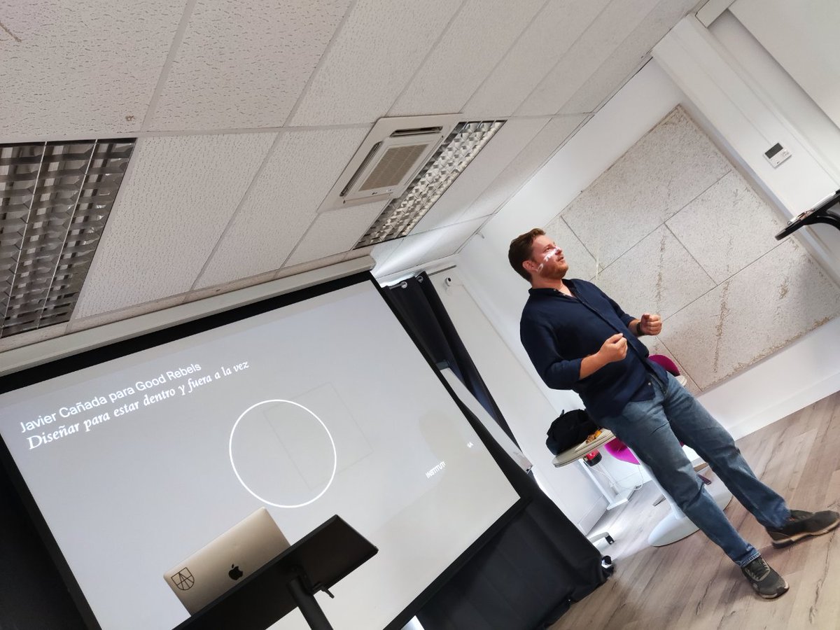 Feliz de poder disfrutar de nuevo de <a href="/javiercanada/">Javier Cañada</a> Hoy, en un #RebelFridays muy especial