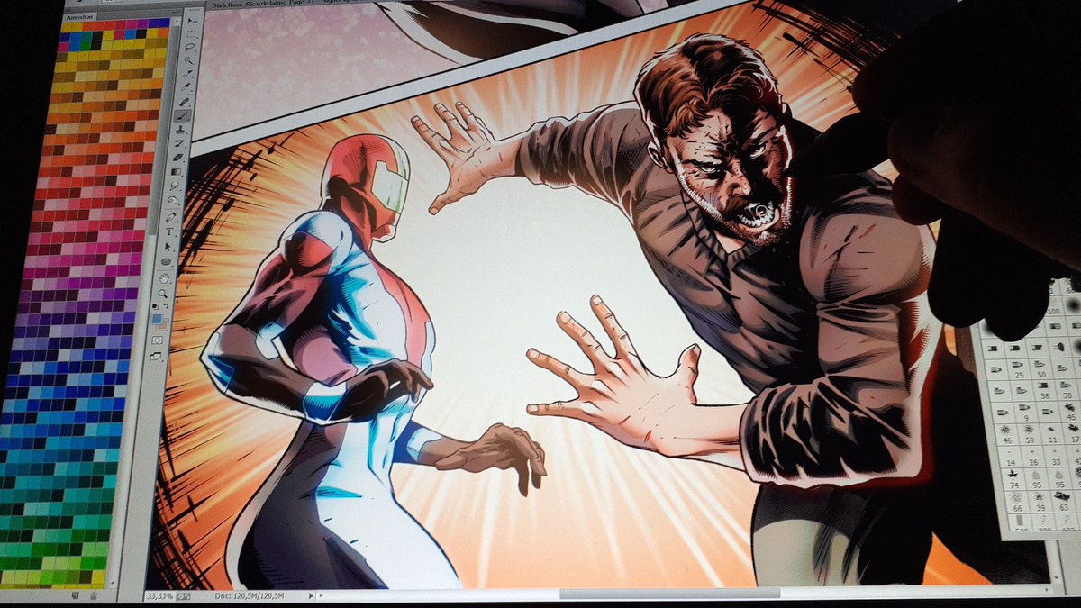 mmartinsart's tweet photo. Dixie Rose page coloring. DOPE!
Colors by me @mmartinsart
Art by @ricardojaime
Created by @dubois_fowler
.
#indiecomics #comics #technoir #dixierose #comicbooks #indie #dibujos #quadrinhos #art #mmartinsart #comicart #comicartist #artist #comixology #artwork https://t.co/wEW9bdbhhe