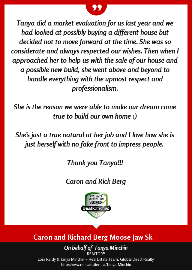 Thank you for trusting me to help make your new home dream, come true! realsatisfied.ca/Tanya-Minchin via <a href="/realsatisfied/">RealSatisfied</a>