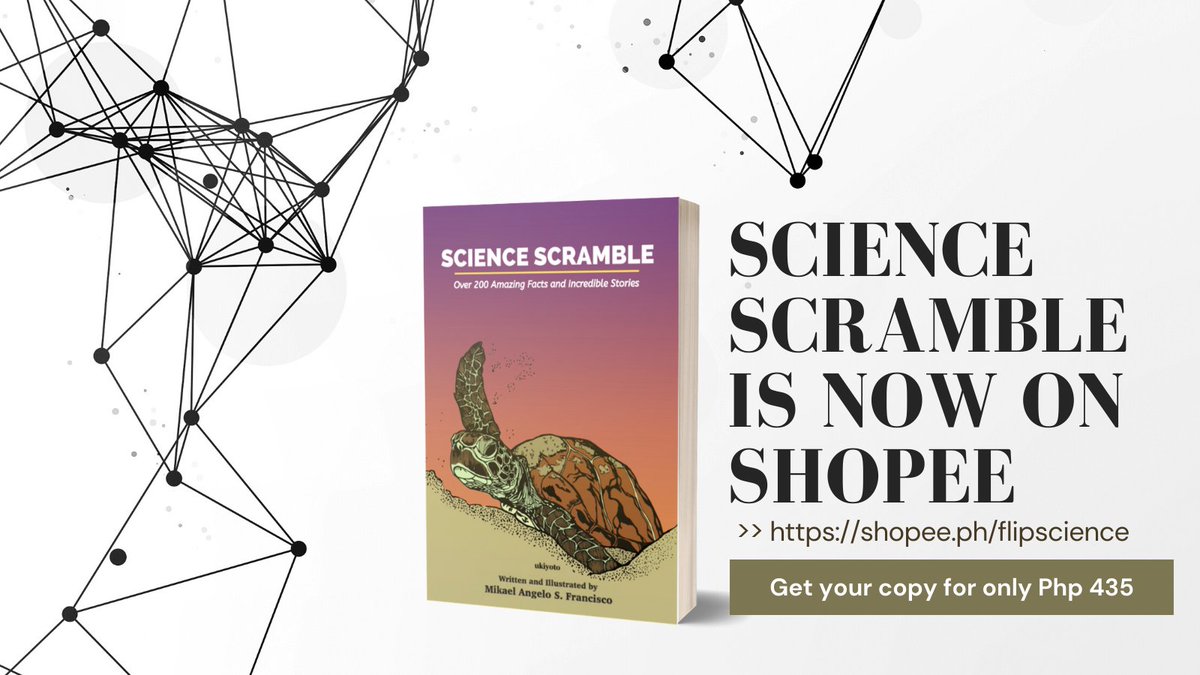 flipscienceph's tweet image. Missed the preorder window for 𝗦𝗖𝗜𝗘𝗡𝗖𝗘 𝗦𝗖𝗥𝗔𝗠𝗕𝗟𝗘? 
Don&apos;t worry - because just in time for 9/9, our second book is now on Shopee! 🛒

Grab your copy today: shopee.ph/Science-Scramb…

#SciencePH #STEMPH #PinoyScience
