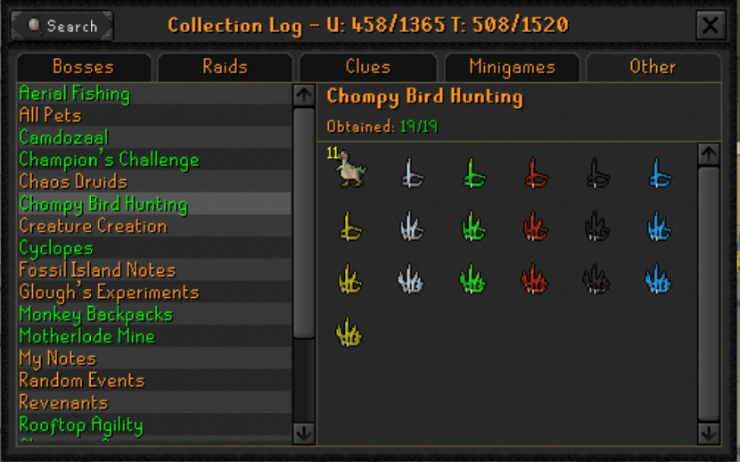OgRockstar's tweet photo. Just finished off 4k Chompy kills! :D #OSVets #Maxed #OSRS #Pethunter https://t.co/omqp7petJc