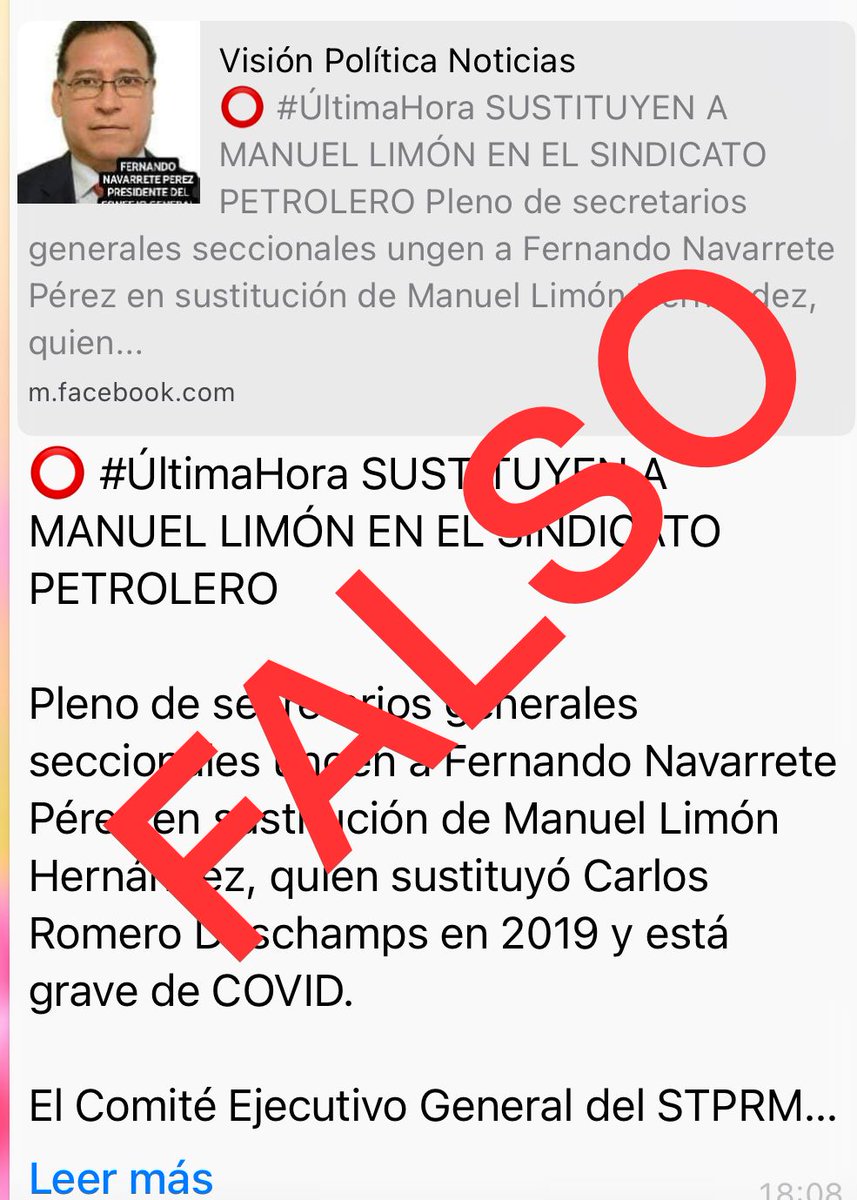 PetrolerosL's tweet photo. Para tu amable conocimiento Compañer@s Petroler@s
#YoApoyoaMLH❤️
#Petroler@sConLimon https://t.co/kxC0IkTKCa