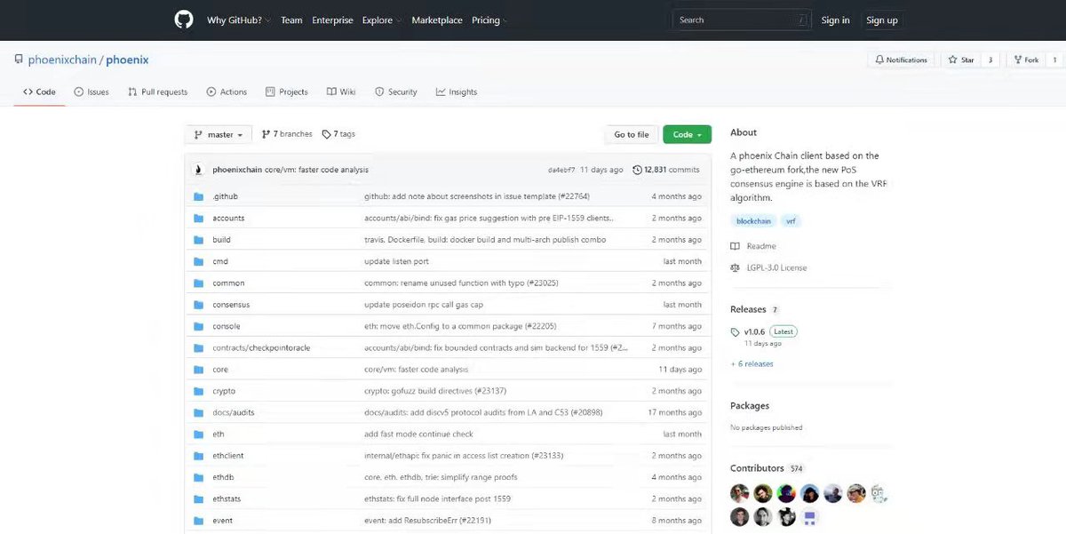 w_5745's tweet photo. Phoenix Smart Chain is abbreviated as #PEC. It proves everything with open source code. Welcome to come over. https://t.co/DThEz3UxY6