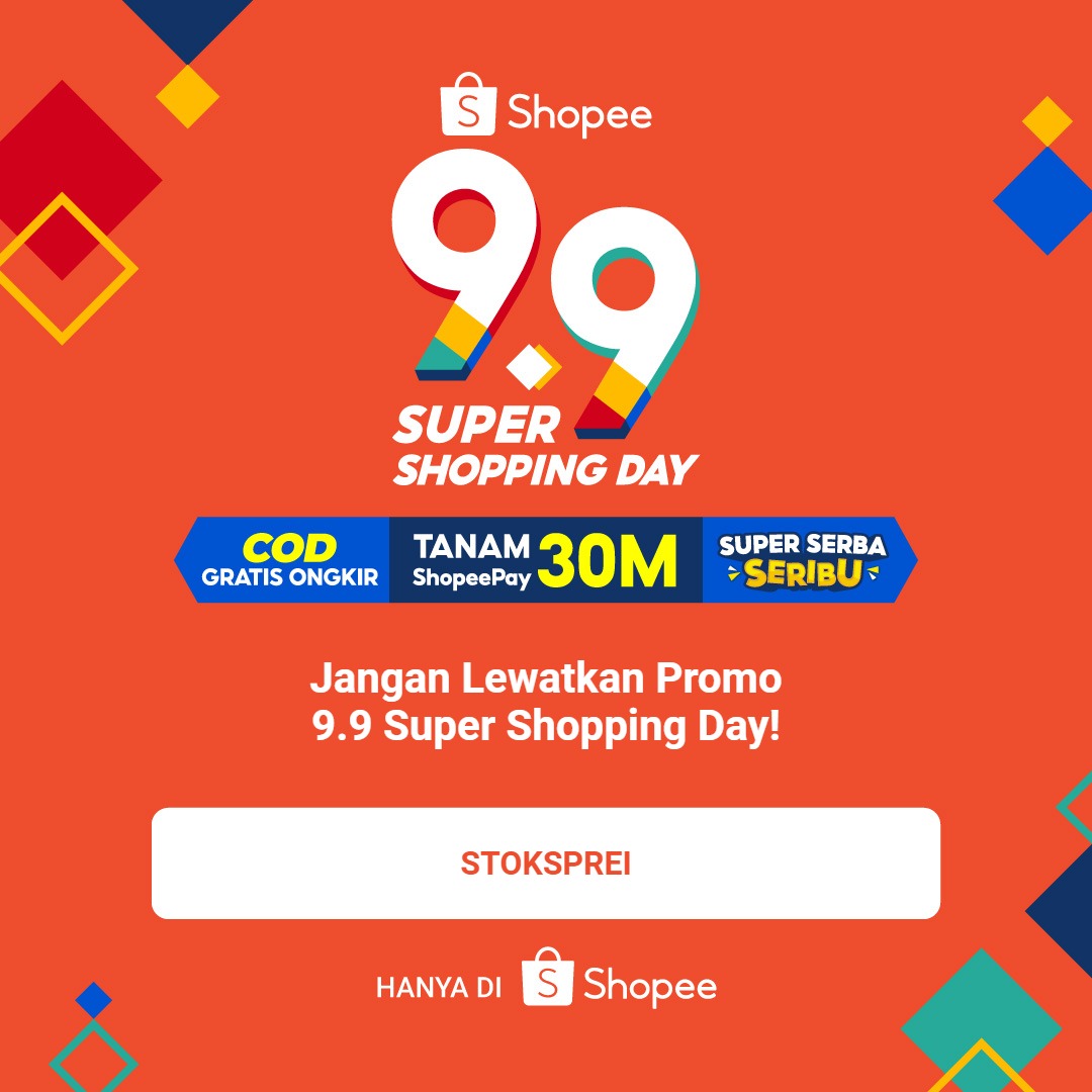 Smartstock1's tweet photo. Nikmati promo #Shopeepuncak99 Khusus hari ini
Ada voucher gratis ongkir Rp 0 seharian dan voucher diskon s/d 99rb
Dan belanjanya di SmartStock/stoksprei ya..
Ada spesial #flashsale yang menanti nihh 😆
Yuk buruan! Jangan sampai kehabisan ya..
https://t.co/i16xtvcYWJ
#ShopeeID https://t.co/lEq0BDA5v6