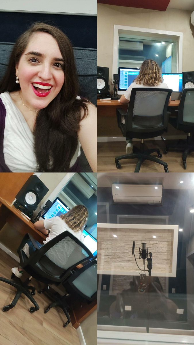Daanyarce's tweet image. Grabación de hoy en #VisualAds
#LocucionComercial #LocutoraComercial 💛🎙️