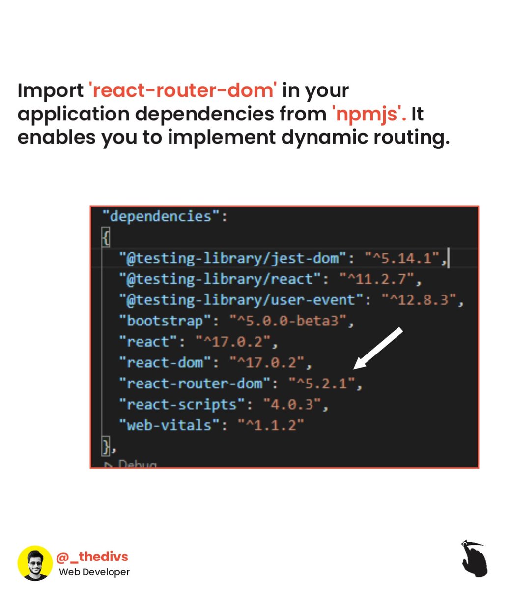 divs_tech's tweet image. Navigate to your menus without Refreshing the page 💡
#reactjs #webdevelopment