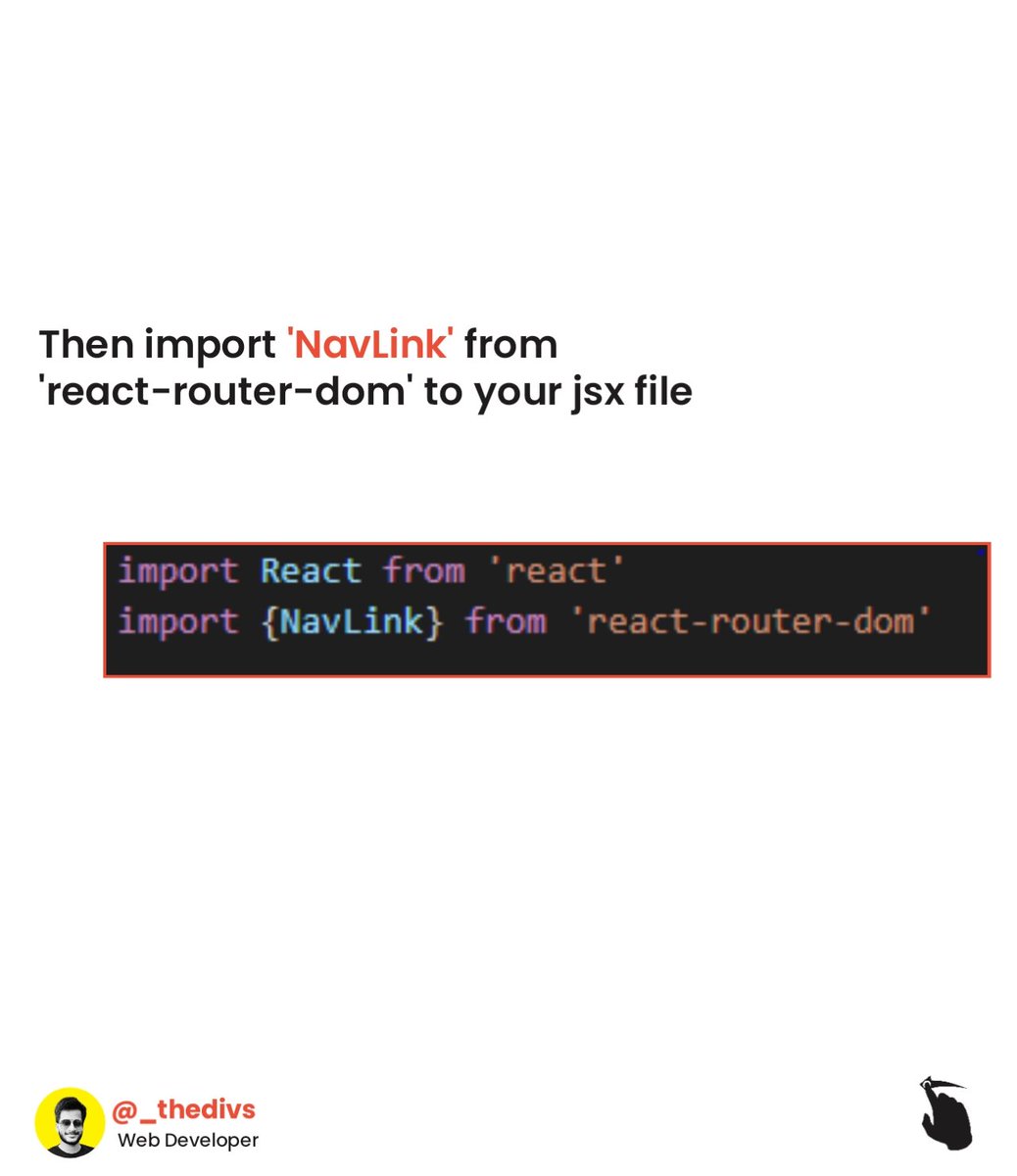 divs_tech's tweet image. Navigate to your menus without Refreshing the page 💡
#reactjs #webdevelopment