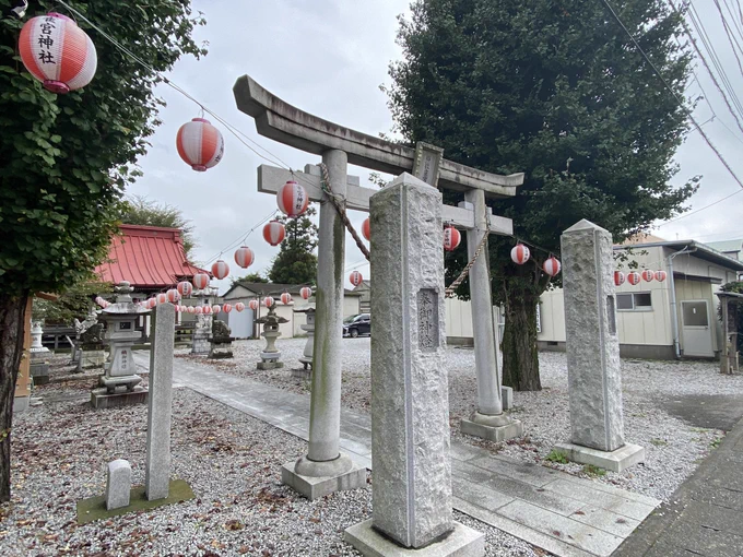 栃木県宇都宮市雀宮神社にきました(白目)御朱印を頂きました(白目) 