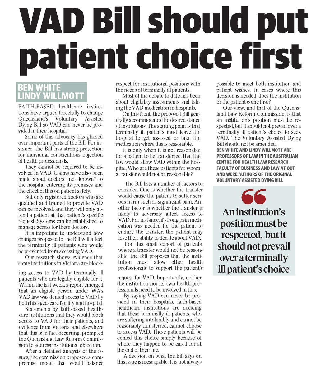 Australian Centre for Health Law Research (ACHLR) tweet media