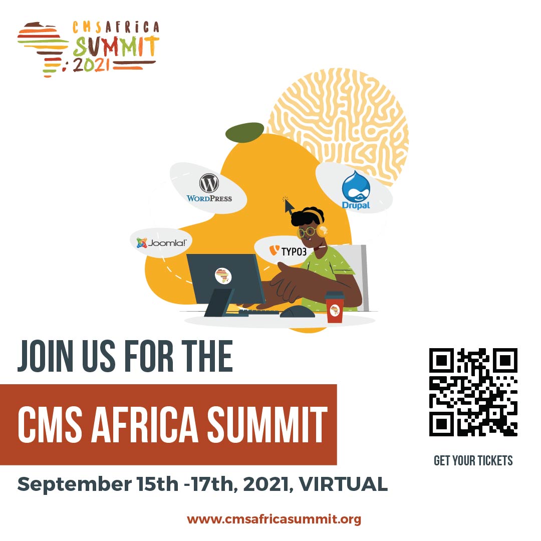 It's almost here!! Join us on 15th  September for the 2021 CMS Africa summit. If you are interested in learning about websites, digital marketing, branding, law and so much more from industry experts then this is the place for you. 

#kenya #tech #networking #global #fyp #CMS