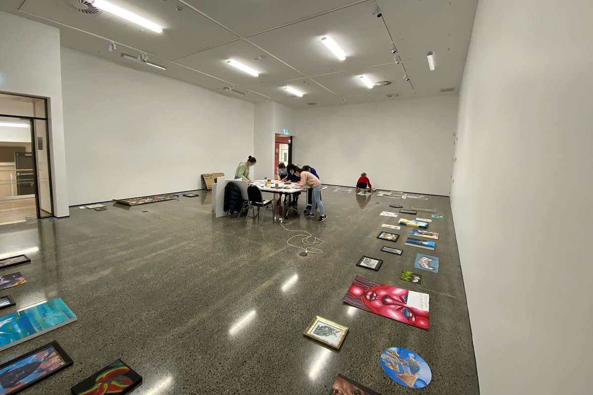 ArtsOutEast's tweet photo. The Howick Youth Council did another amazing job this year, leading their own youth art exhibition. It was great to work alongside them, helping them with management advise and exhibition install/deinstall. We are already looking forward to next year's event! #artsouteast https://t.co/q5ebV1k3Y6