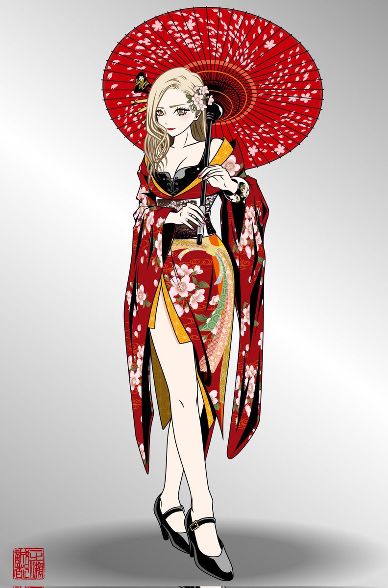 一之瀬 誠都 女忍者 女侍イラスト I Macoto Twitter