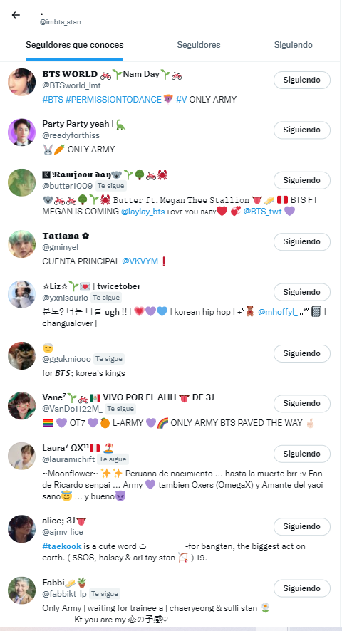 Bantangmisflac1's tweet photo. DEJEN DE SEGUIRLA ES ANTI 
@BTSworld_lmt 
@readyforthiss 
@butter1009 
@gminyel 
@yxnisaurio 
@ggukmiooo 
@VanDo1122M_ 
@lauramichift 
@ajmv_lice 
@fabbikt_lp https://t.co/G5Ru05Rp8k