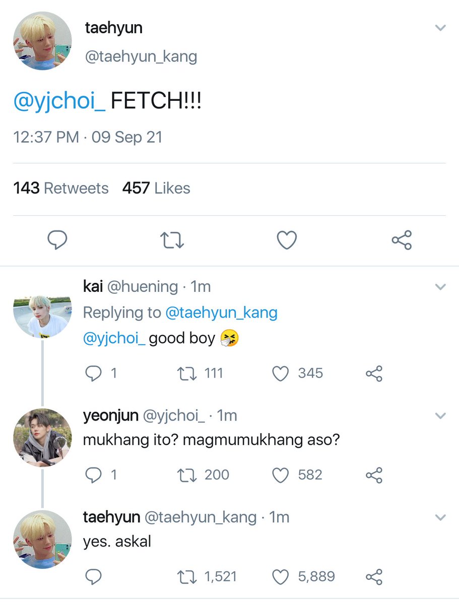 gyuinara's tweet photo. yeonbin one tweet filo au: https://t.co/7fMt5xk4fZ