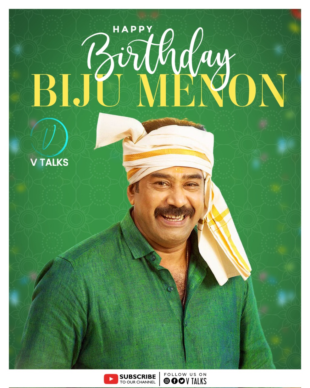 Happy Birthday Dear Biju Menon      