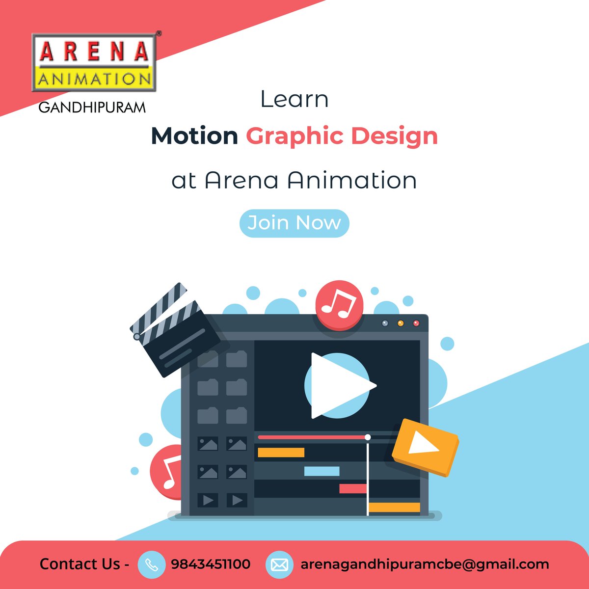 arenacbe123's tweet image. @arenacbe123 Learn the Tips and Tricks of Motion Designing from industry professionals and take skillful steps towards your career.

call at +91 9843451100 
website: arenaanimationcoimbatore.com
mail us on arenagandhipuramcbe@gmail.com

#freeWorkshop #freeClasses #freedesignClass