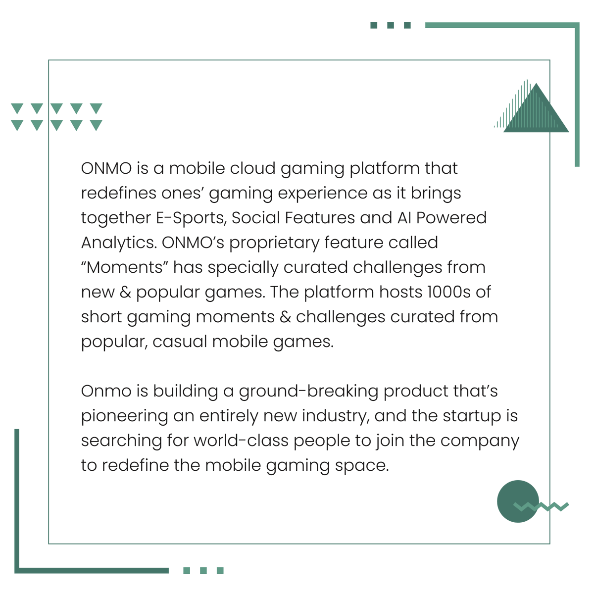 spottabl's tweet photo. #KnowTheStartup 
Spottabl is #rewiringhiring for @playonmo🔥who is redefining the #userexperience of mobile gaming. If having fun at work is important to you, join this 🌏 team
Visit https://t.co/342SxIVU77👈
#getspotted #spottabl #RewiringHiring #startupjobs #jobs #hiringnow https://t.co/51RyXK3hrC