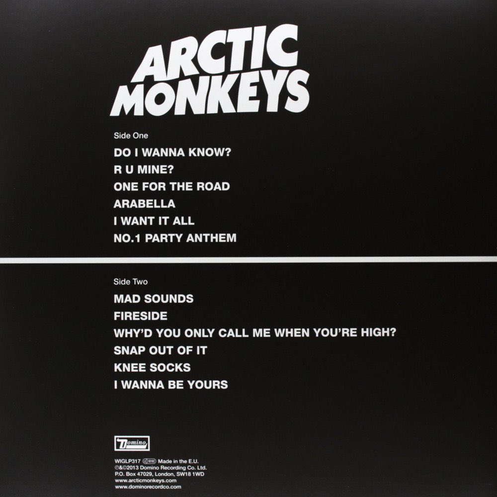 IastIaughlane's tweet image. On this day in 2013 Arctic Monkeys released AM