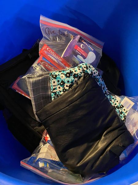 Yonkers-East Yonkers Rotary Club preparing barrels with food and other necessary donations for those suffering in Haiti.