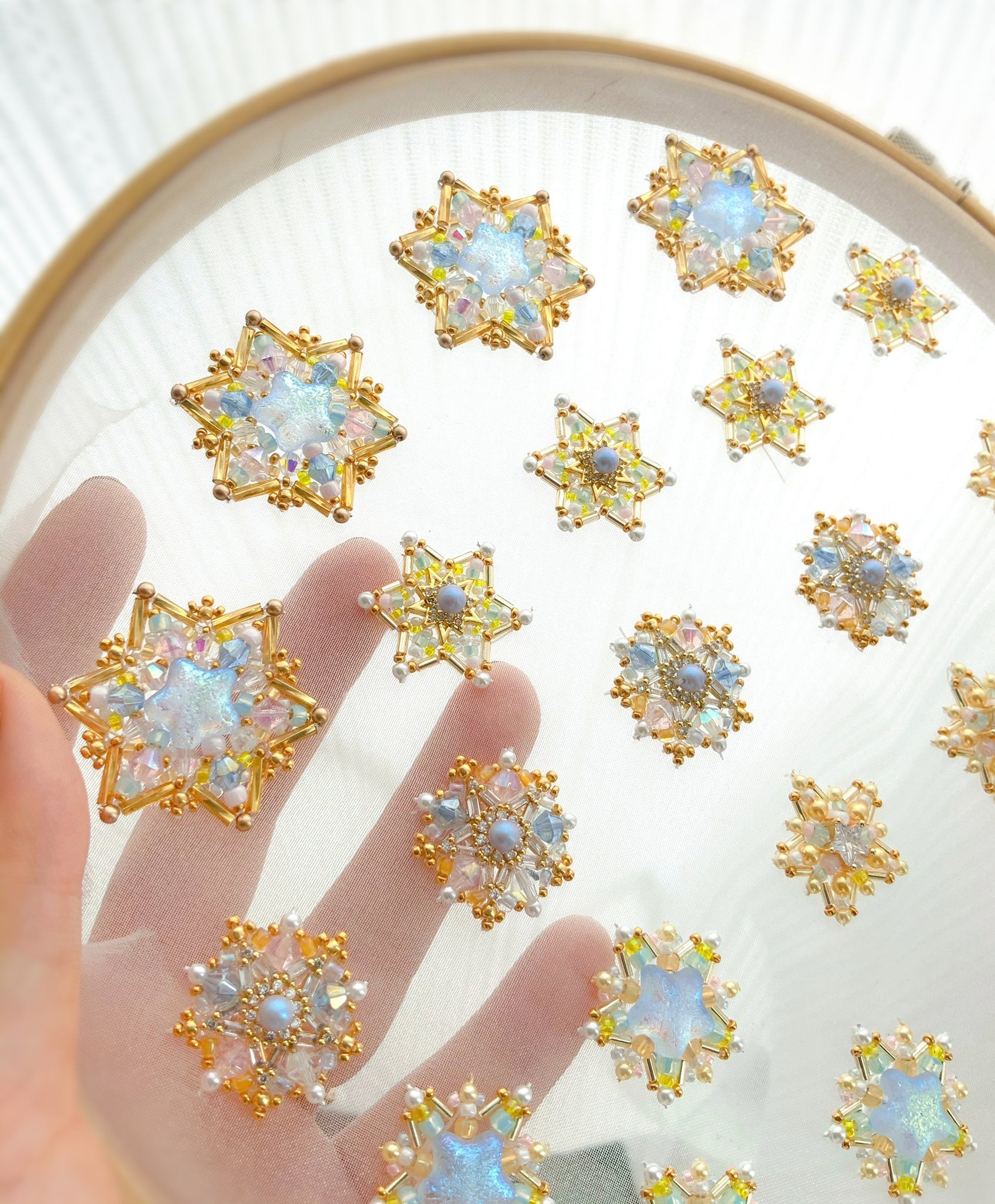 Piari🪡ビーズ刺繍 on X: 