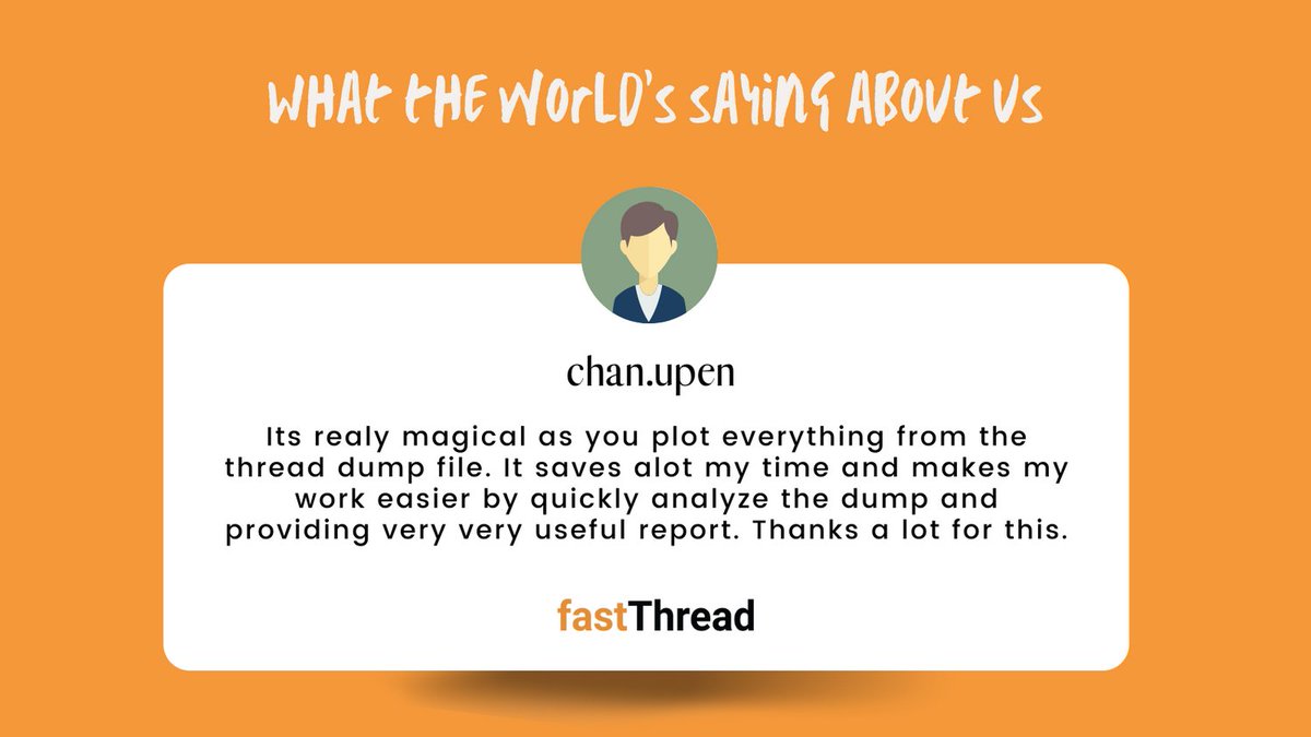 ycrash_rca's tweet image. Always happy to make your work easier and easier still. If you wish to experience the ease of thread dump analysis, we can offer a FREE trial. Register here fastthread.io/ft-trial-regis…
#Threads #fastThread #dump #Application #experience