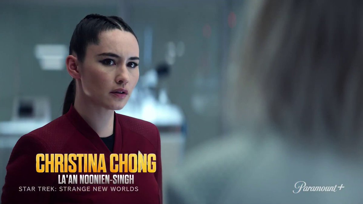 angryasianman's tweet photo. Whoa whoa whoa whoa whoa Christina Chong's character on Star Trek: Strange New Worlds is La'an NOONIEN-SINGH? https://t.co/MHVNNpGEMU