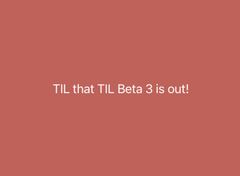 TILtheApp's tweet photo. TIL that there's a new update!

What's New: 

- bug fixes
- you don't automatically like your own post
- set the line limit for texts to 5 https://t.co/ETJxR1jpRL